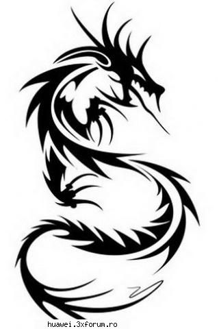 clic pe imagine pt. marire! tribal dragon